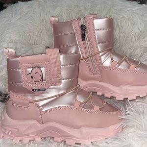 BRAND NEW Baby Pink Boots